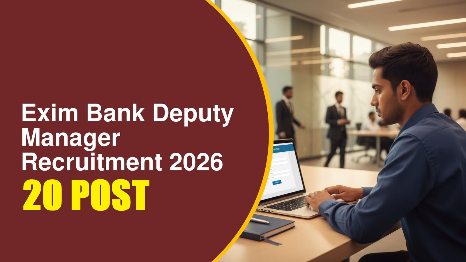 Exim Bank Deputy Manager Recruitment 2026 Apply For 20 Posts – sarkari jobs