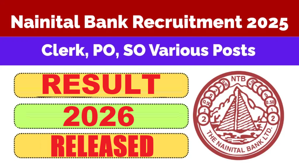 Nainital Bank Clerk CSA, PO & SO Result 2026 Out: Check Result Link, Dates & Selection Process