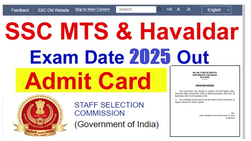SSC MTS / Havaldar Admit Card 2026 Released: Check Exam City Details, Dates & Direct Link